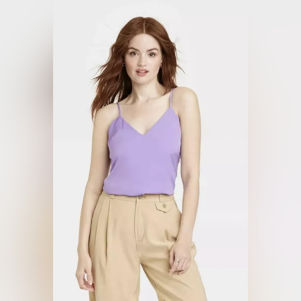 NWT A New Day V-neck Cami Lavender